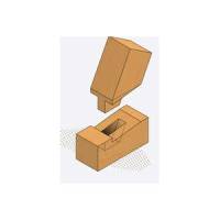 TENON EN BIAIS À REPOS (OU EMBRÈVEMENT)