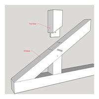 Tenon/mortaise dit "oulice"