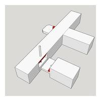 Tenon/mortaise "mordane" ou "bec de canard"