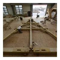 fig 2 Épure sur plancher d'atelier permanent