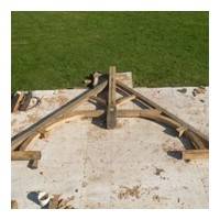 fig 3 Épure sur plancher provisoire