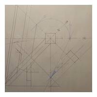 fig 4 Marquages sur dessin/épure