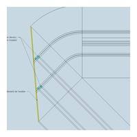 Fig 3/ Tracé de délardement, des empreintes de pan... 