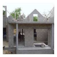 ex 2/ Maison neuve en construction , avec charpente...