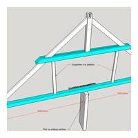 (Fig 2) Entrait de ferme double entraits (combles...